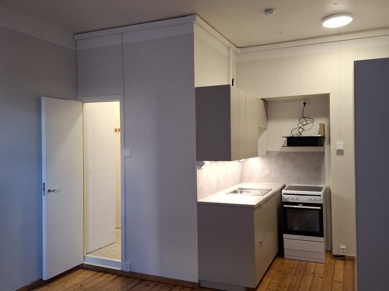 Huippu sijainti Ullanlinnankatu Helsinki, rauhallinen yksiö