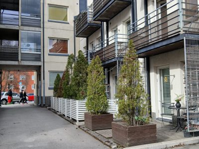 TAMPERE KESKUSTA. Uniikki, kompakti yksiö (23 m2)+ oma pikku terassi