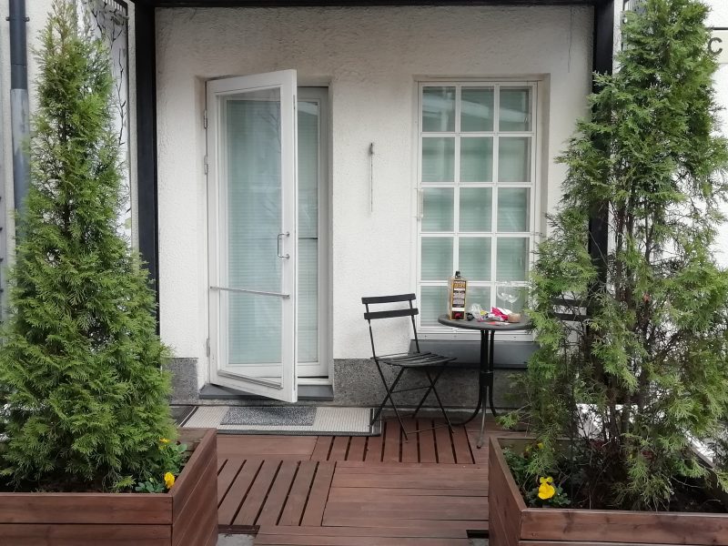 TAMPERE KESKUSTA. Uniikki, kompakti yksiö (23 m2)+ oma pikku terassi