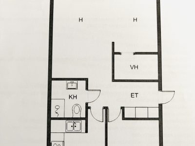 Tilava ja valoisa kolmio hyvällä sijainnilla – vapautuu 1.9.