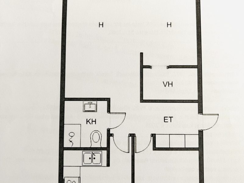 Tilava ja valoisa kolmio hyvällä sijainnilla – vapautuu 1.9.