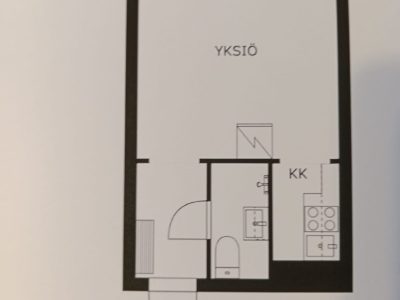 Yksiö Ratakadulla